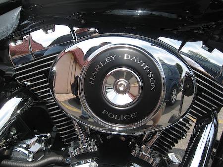 Harley-Davidson police bike