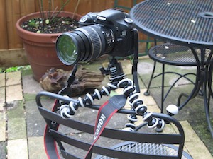 Gorillapod on chair