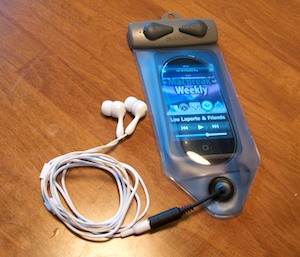 iPod in Aquapac