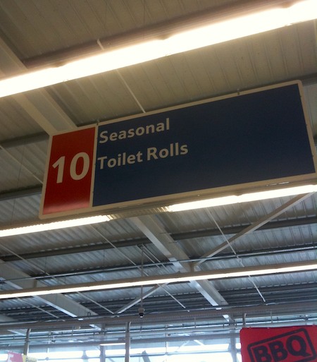 Seasonal toilet rolls