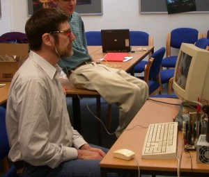 Martin and the 'OWL' eye-tracker